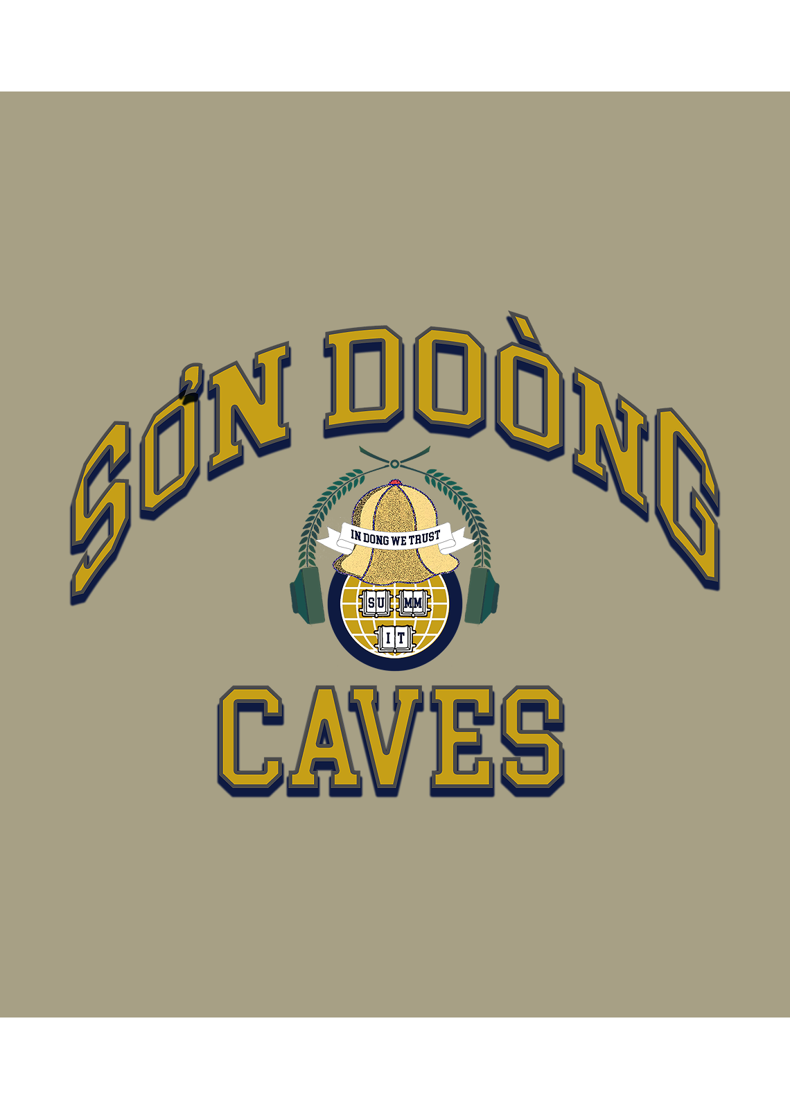 Sơn Doòng Tee - Khaki - Hoopseadoopsy